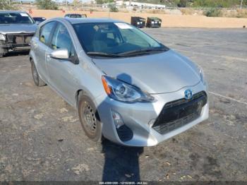  Salvage Toyota Prius c