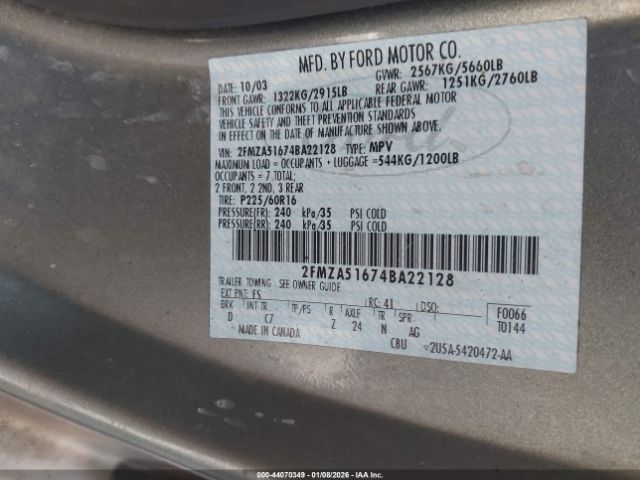 Ford Freestar Se Image 9